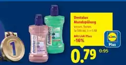 Lidl Dentalux mundspülung Angebot