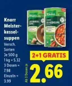 Lidl Knorr Meister kessel- Angebot