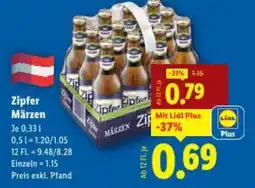 Lidl Zipfer Märzen Angebot
