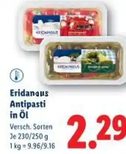 Lidl Eridangus antipasti in öl Angebot