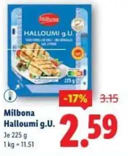 Lidl Milbona Halloumi g.U. Angebot