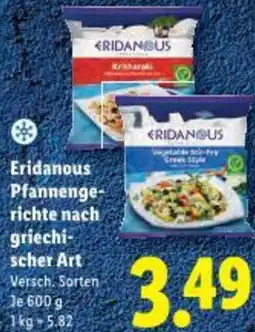 Lidl Eridanous Pfannenge- richte nach griechi- scher Art Angebot