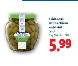 Lidl Eridanous Grüne Oliven entsteint Angebot