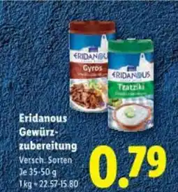 Lidl Eridanous Gewürz- zubereitung Angebot