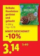 Lidl Belbake Haselnüsse geröstet und gehackt Angebot