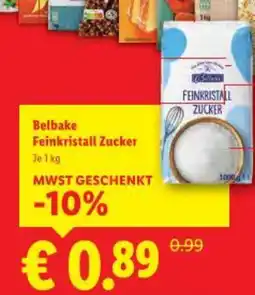 Lidl Belbake feinkristall zucker Angebot