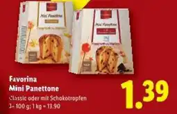 Lidl Favorina mini panettone Angebot