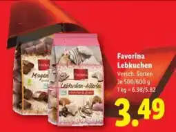 Lidl Favorina Lebkuchen Angebot