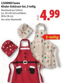 Lidl Livarno home Kinder-Schürzen Angebot
