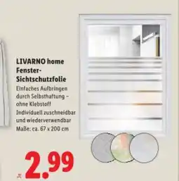 Lidl Livarno home fenster- sichtschutzfolie Angebot