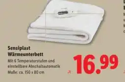 Lidl Sensiplast wärmeunterbett Angebot