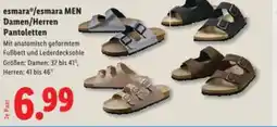 Lidl Esmara /esmara men damen/herren pantoletten Angebot