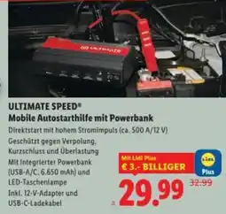 Lidl Ultimate speed mobile autostarthilfe mit powerbank Angebot