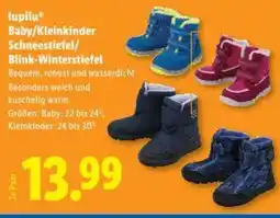Lidl Baby/kleinkinder schneestiefel/ blink-winterstiefel bequem, robust und wasserdicht Angebot