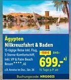Lidl Ägypten nilkreuzfahrt & baden Angebot