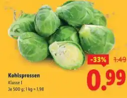 Lidl Kohlsprossen Angebot