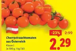 Lidl Cherrystrauchtomaten aus österreich Angebot