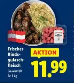 Lidl frFrisches Rinds- gulasch-fleisch Angebot