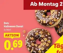 Lidl Dots Halloween Donut Angebot