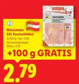 Lidl Wiesentaler XXL Toastschinken Angebot