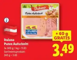 Lidl Dulano Puten Aufschnitt Angebot