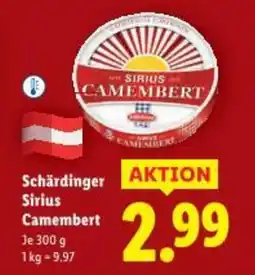 Lidl Schärdinger Sirius Camembert Angebot