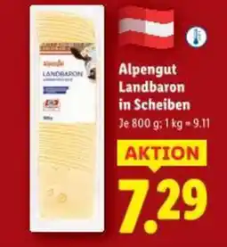 Lidl Alpengut landbaron in in scheiben Angebot