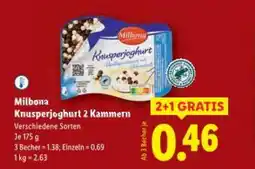 Lidl Milbona Knusperjoghurt 2 Kammern Angebot
