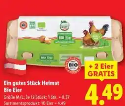 Lidl Ein gutes stück heimat bio eier Angebot