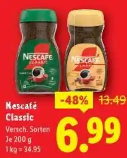 Lidl Nescafé Classic Angebot