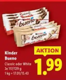 Lidl Kinder bueno Angebot