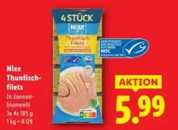 Lidl Nixe thunfisch- filets Angebot