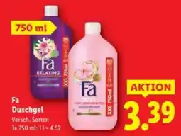 Lidl Fa duschgel Angebot