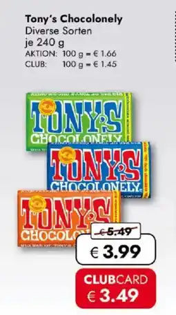 Travel FREE Tony's Chocolonely Angebot