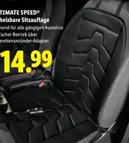 Lidl Ultimate Speed Beheizbare Sitzauflage Angebot
