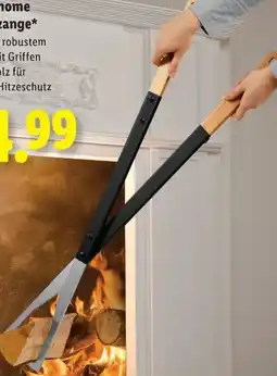 Lidl Livarno Home Brennholzzange Angebot