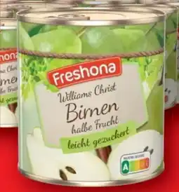 Lidl Freshona Williams Christ Birnen Angebot