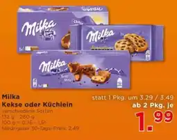 Unimarkt Milka Kekse oder Küchlein Angebot