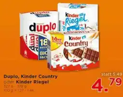 Unimarkt Duplo, Kinder Country oder Kinder Riegel Angebot