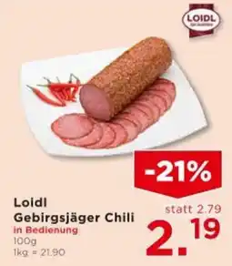 Unimarkt Loidl gebirgsjäger chili Angebot