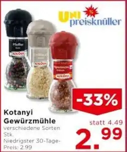 Unimarkt Kotanyi Gewürzmühle Angebot