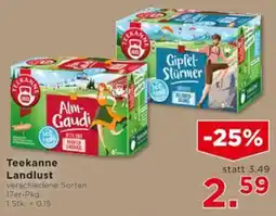 Unimarkt Teekanne Landlust Angebot
