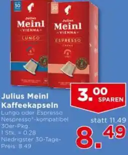 Unimarkt Julius Meinl Kaffeekapsein Angebot