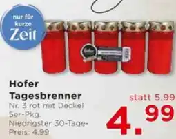 Unimarkt Hofer Tagesbrenner Angebot