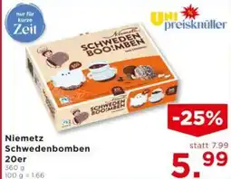 Unimarkt Niemetz Schwedenbomben 20er Angebot