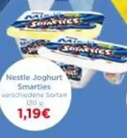 Unimarkt Nestle Joghurt Smarties Angebot
