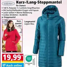 Norma Elle Nor Kurz-/Lang-Steppmantel Angebot