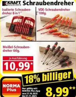 Norma KRAFT Schraubendreher Angebot