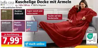 Bella casa Kuschelige Decke mit Ärmeln