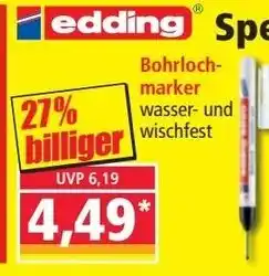 Norma Bohrloch- marker Angebot